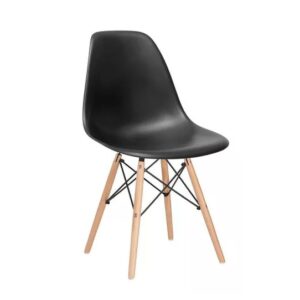 Cadeira EAMES PRETA 53X46X80cm
