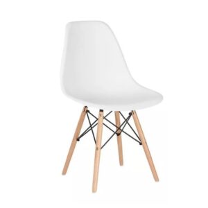 Cadeira EAMES BRANCA 53X46X80cm