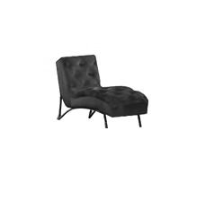 Chaise CAPITONÊ PRETO 145x90x65cm