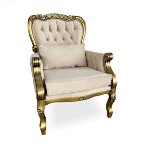 Poltrona CIBELE 1L DOURADA