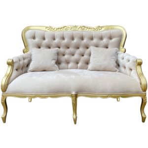 Sofá CIBELE 2L DOURADA