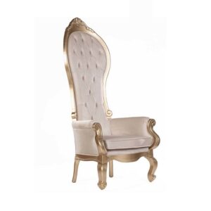 Poltrona RAINHA 1L DOURADA