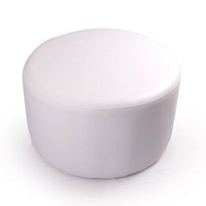 Puff redondo (PRETO e BRANCO)